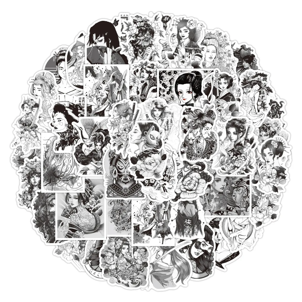 10/30/50 шт. водонепроницаемые ретро наклейки для скейтборда чемодана телефона