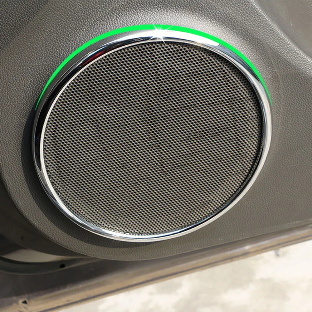 Автомобильная дверная аудио полка хромированная накладка на колонки для Chevrolet