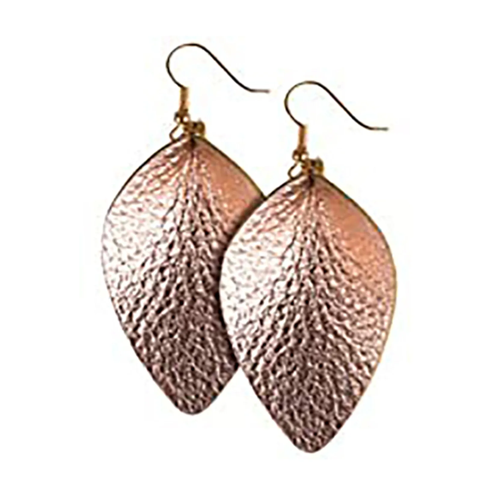 

Earrings 2020 New Ladies Leather Handmade Leaf Teardrop Earrings Lightweight Holiday Gifts Fashion Jewelry