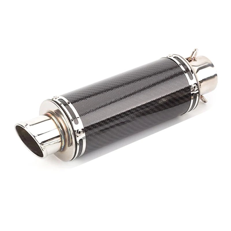 Универсальный модифицированный глушитель для мотоцикла из углеродного волокна