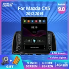Автомобильное радио 9 дюймов IPS 2DIN Android 9,0 для Mazda CX5 CX-5 CX 5 2012-2015, автомобильный мультимедийный плеер, стерео навигация, Dvd-плеер