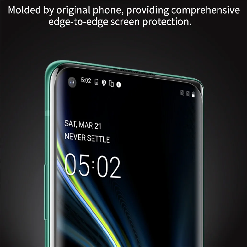 Закаленное стекло для OnePlus 8 Pro 7 Nillkin 3D DS + MAX противоударное полная защита экрана One