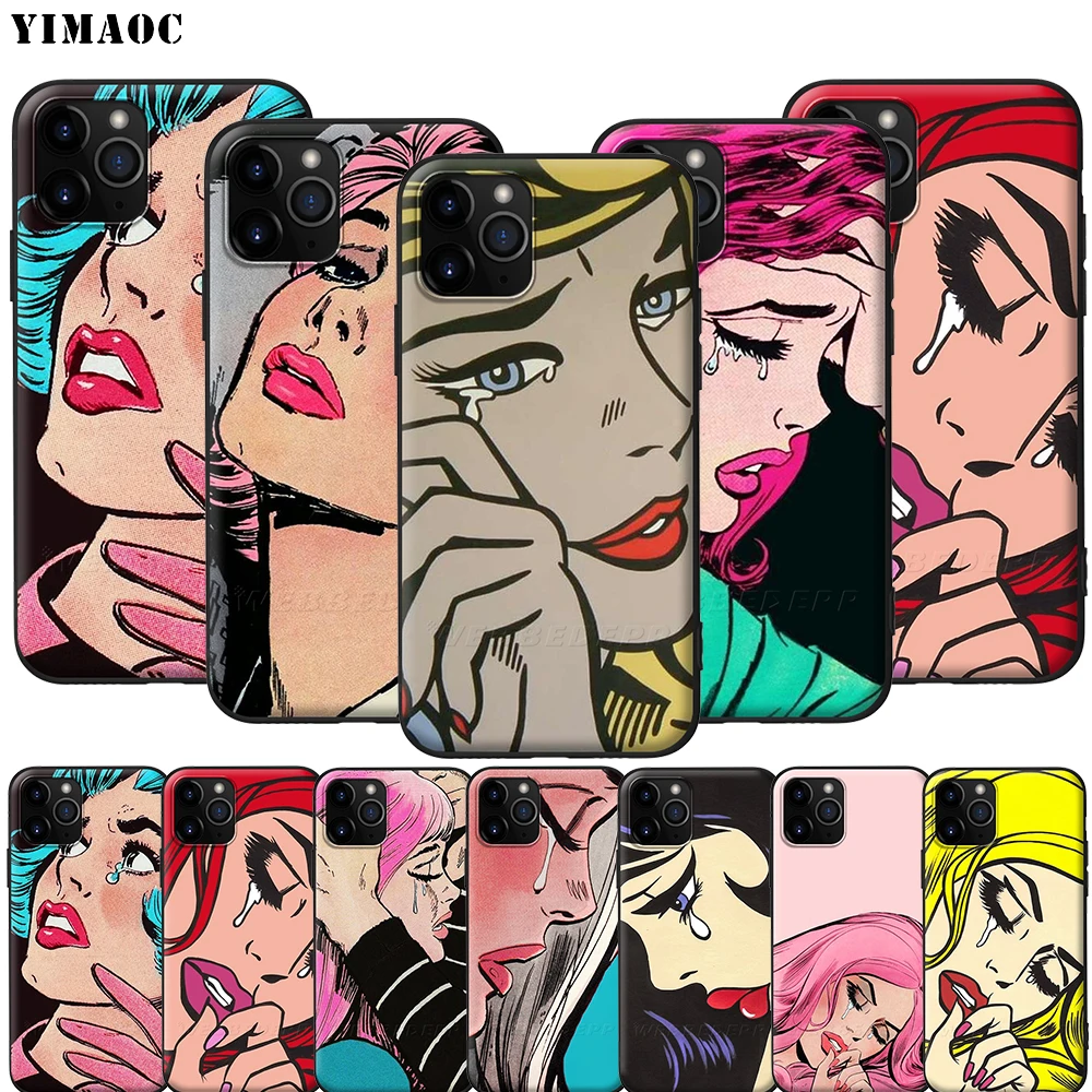 Силиконовый мягкий чехол YIMAOC для iPhone 12 Mini 11 Pro XS Max XR X 8 7 6 6S Plus 5 | Мобильные телефоны