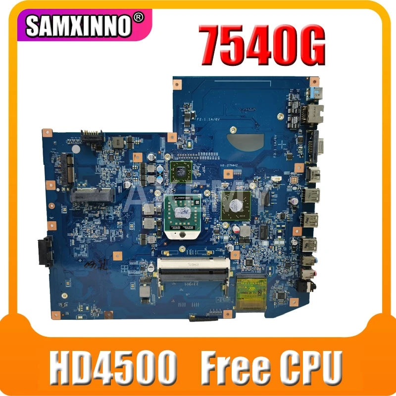 Akemy для Acer aspire 7540 7540g материнская плата ноутбука JV71 TR 48.4FP02.011 MBPJC01001 DDR2 HD4500