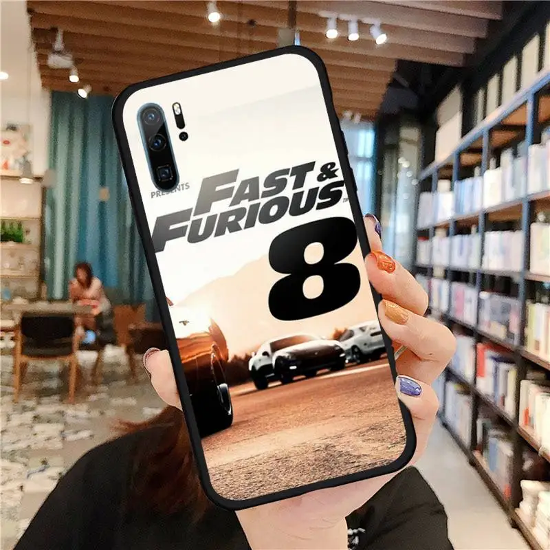 

Fast and Furious 8 Movie Poster Phone Case For Huawei honor Mate P 9 10 20 30 40 Pro 10i 7 8 a x Lite nova 5t Soft silicone