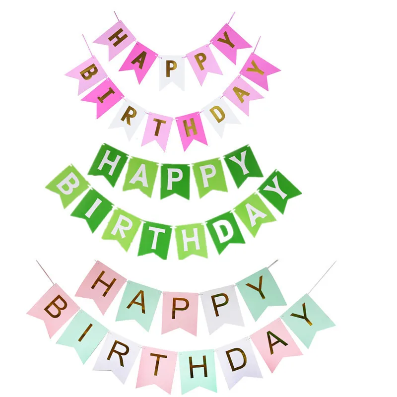 

Гирлянда с надписью «Happy Birthday»