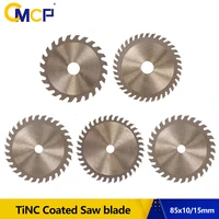 1pc 85x1015mm circular saw blade for wood ticn coated tct saw blade 24t30t36t cutting disc woodworking wheel discs saw disc
