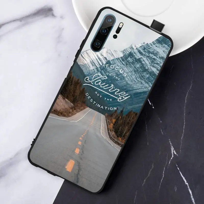 

Travel mountain road Phone Case For Huawei honor Mate P 10 20 30 40 Pro 10i 9 10 20 8 x Lite