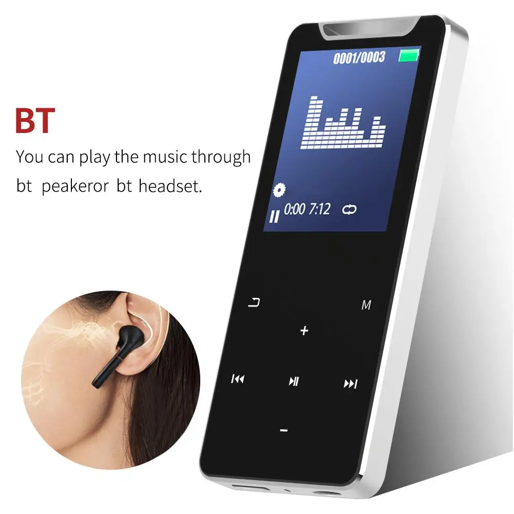 2022 MP4 Player Bluetooth-compatible 1.77 inch TFT Color Screen High-quality Portable Delicate Touch Key Walkman Support TF Card enlarge