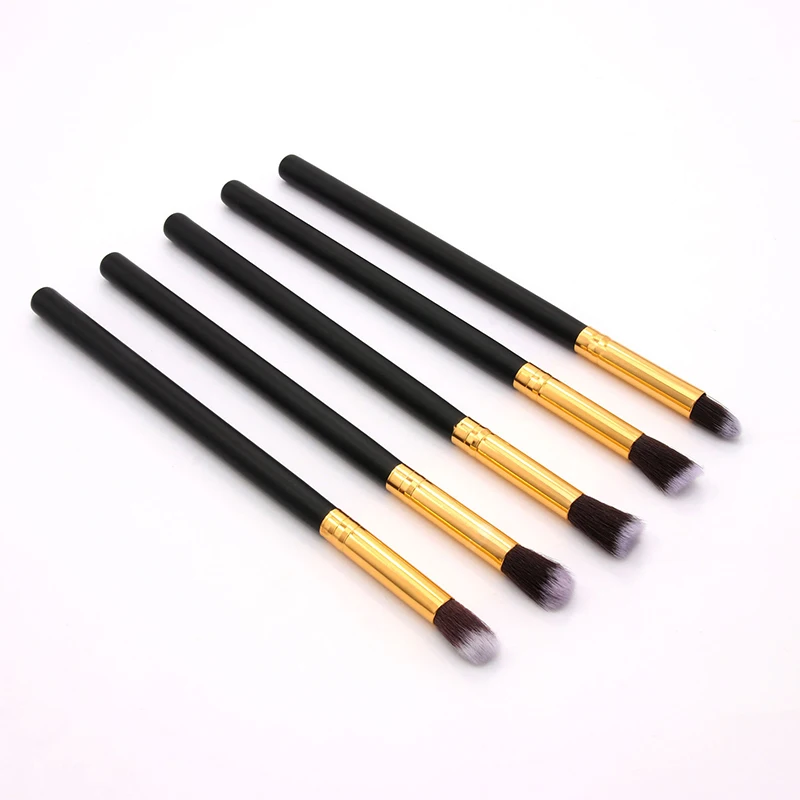 T-5pcs Набор кистей для макияжа 1-20 шт./лот, тени для век, растушевка, подводка для глаз, ресницы, кисти для макияжа бровей, профессиональные мягкие кисти для теней - Handle Color: T-5pcs