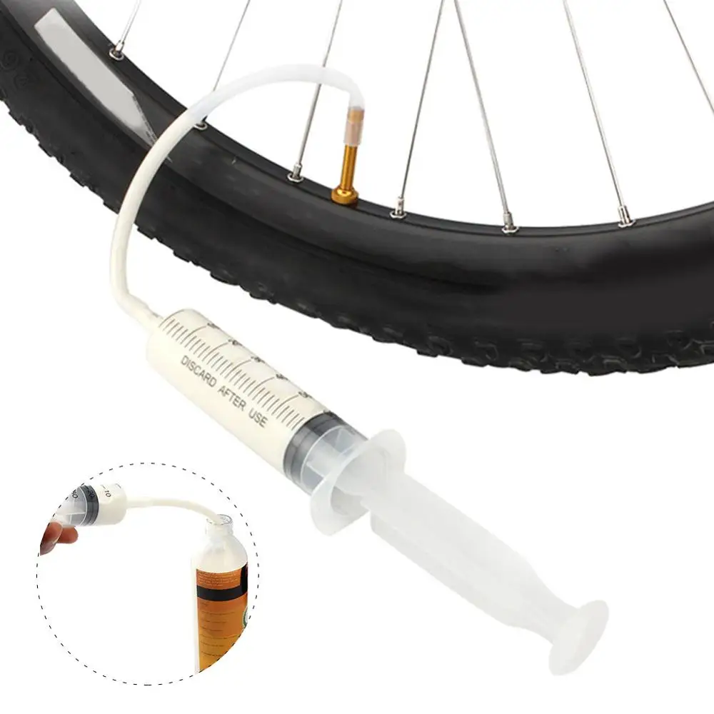 Инструменты для наполнения шин велосипеда бескамерный герметик шприц инжектор