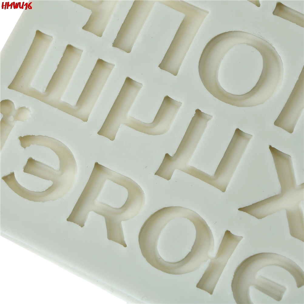 DIY Pastry Tools Bakeware 1 PC Russian Alphabet Cake Mold Letters Silicone 3D Molds Fondant Chocolate Decorating | Дом и сад