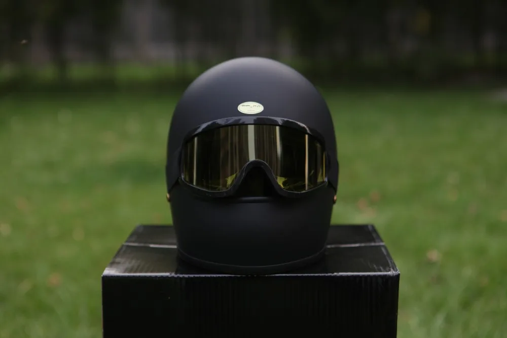 tt& co casco moto винтажный мотоциклетный шлем ECE Сертификация бренд стекловолокно Ретро мото rbike полный шлем