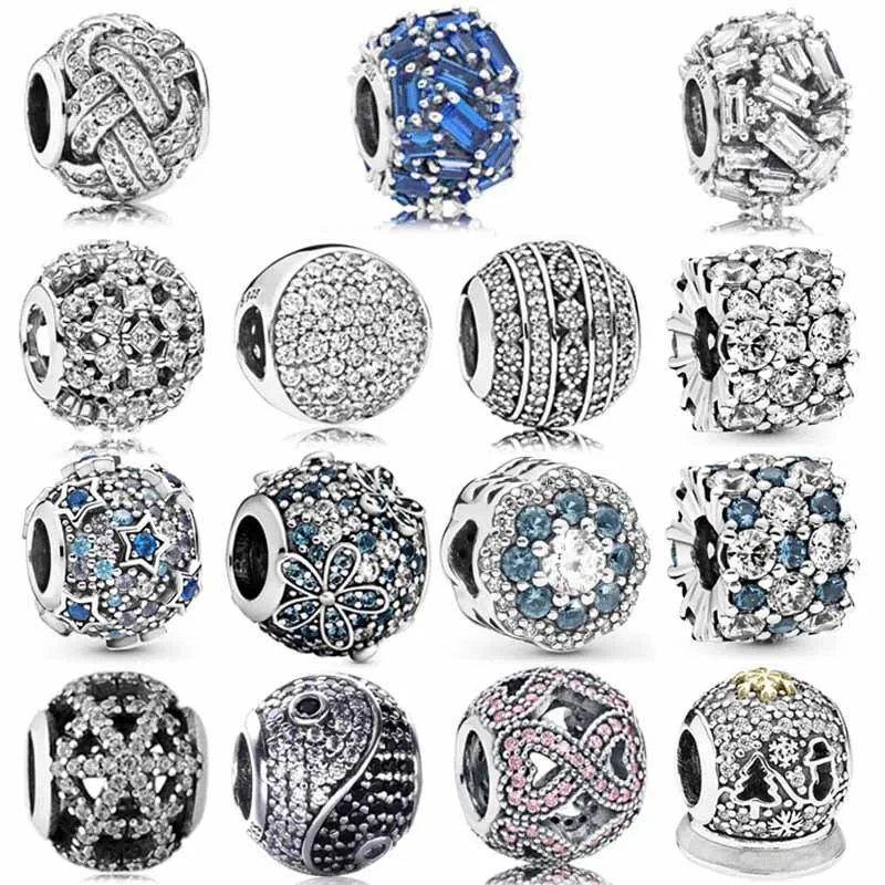 2021 искусственная Бусина Подходит для роскошного браслета бусины Пандора шармы