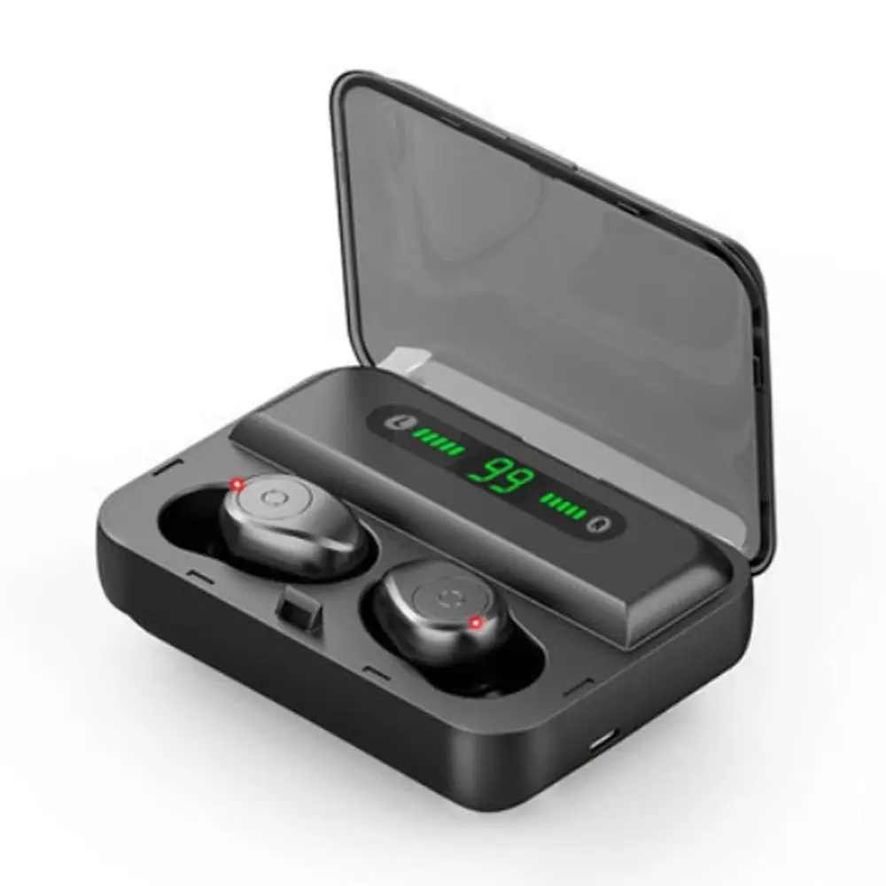 F9 5 tws спортивные наушники беспроводные наушники Bluetooth светодиодный дисплей мини наушники для мобильных телефонов pk i7s i9s i11 i12 i30 i60