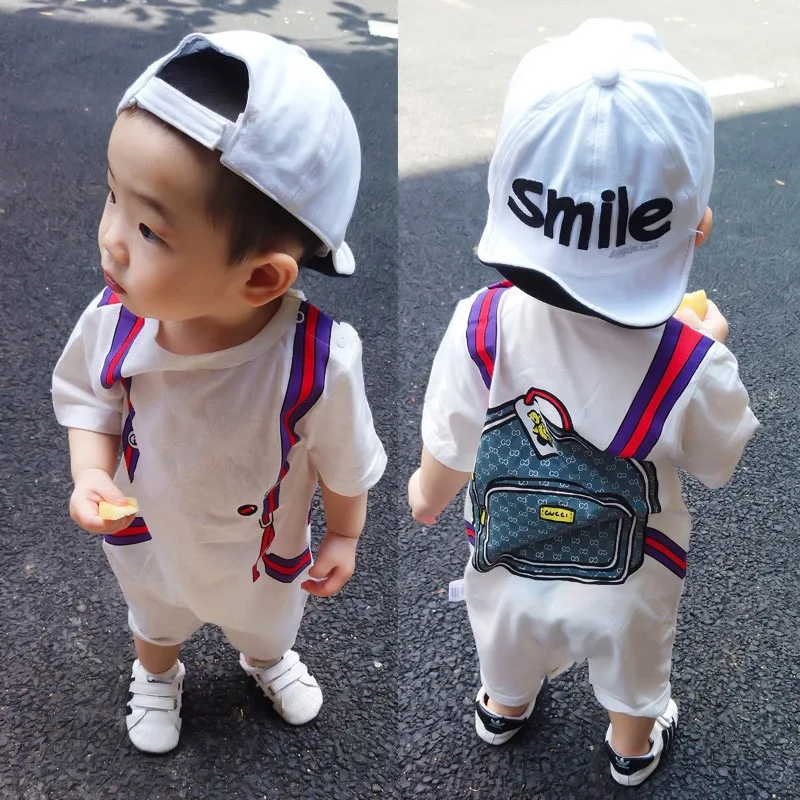 Комбинезон для новорожденных с коротким рукавом и Микки |