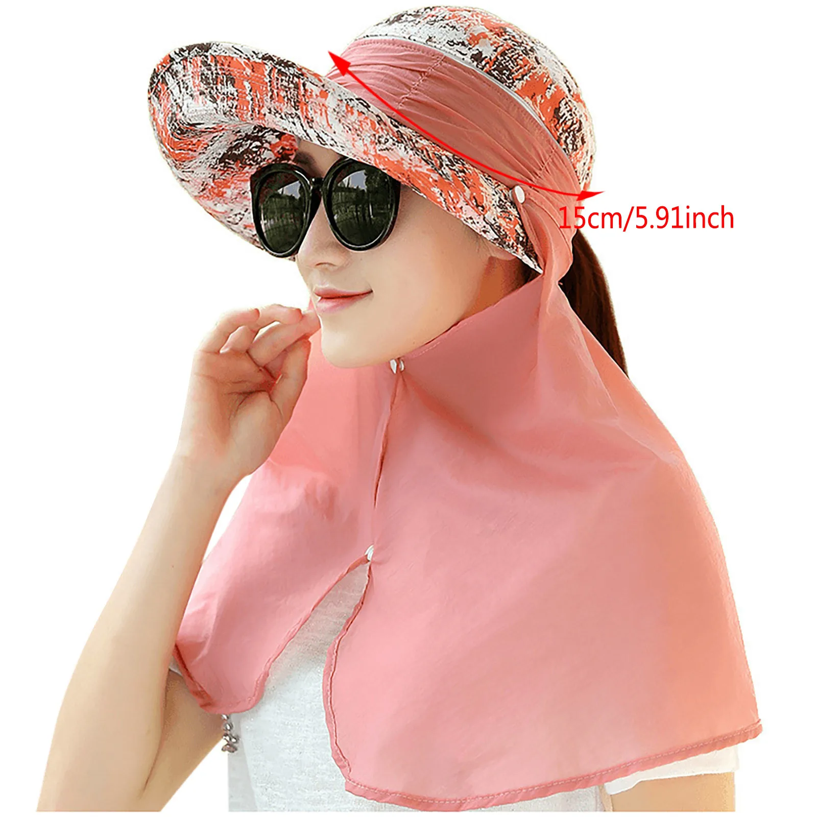

Bucket Hat Women's Fashion Printing Sunshade Fisherman's Hat Basin Hat Outdoor Bucket Hat