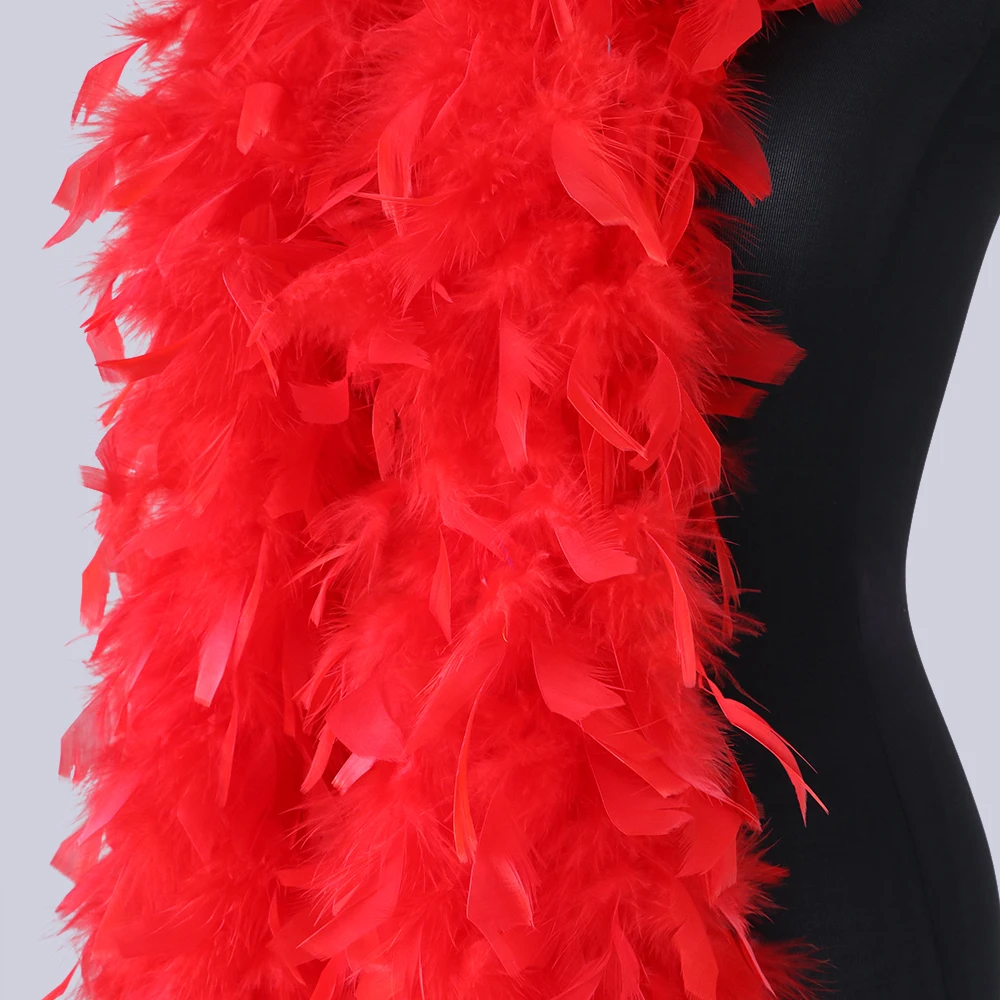 Черный боа из пера индейки этап Карнавальная одежда с отложным воротником на