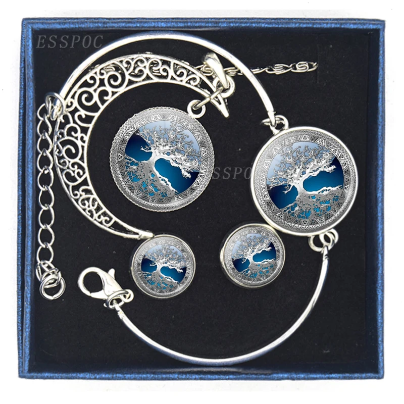 Ювелирный Комплект из колье серёг и браслета | Украшения аксессуары