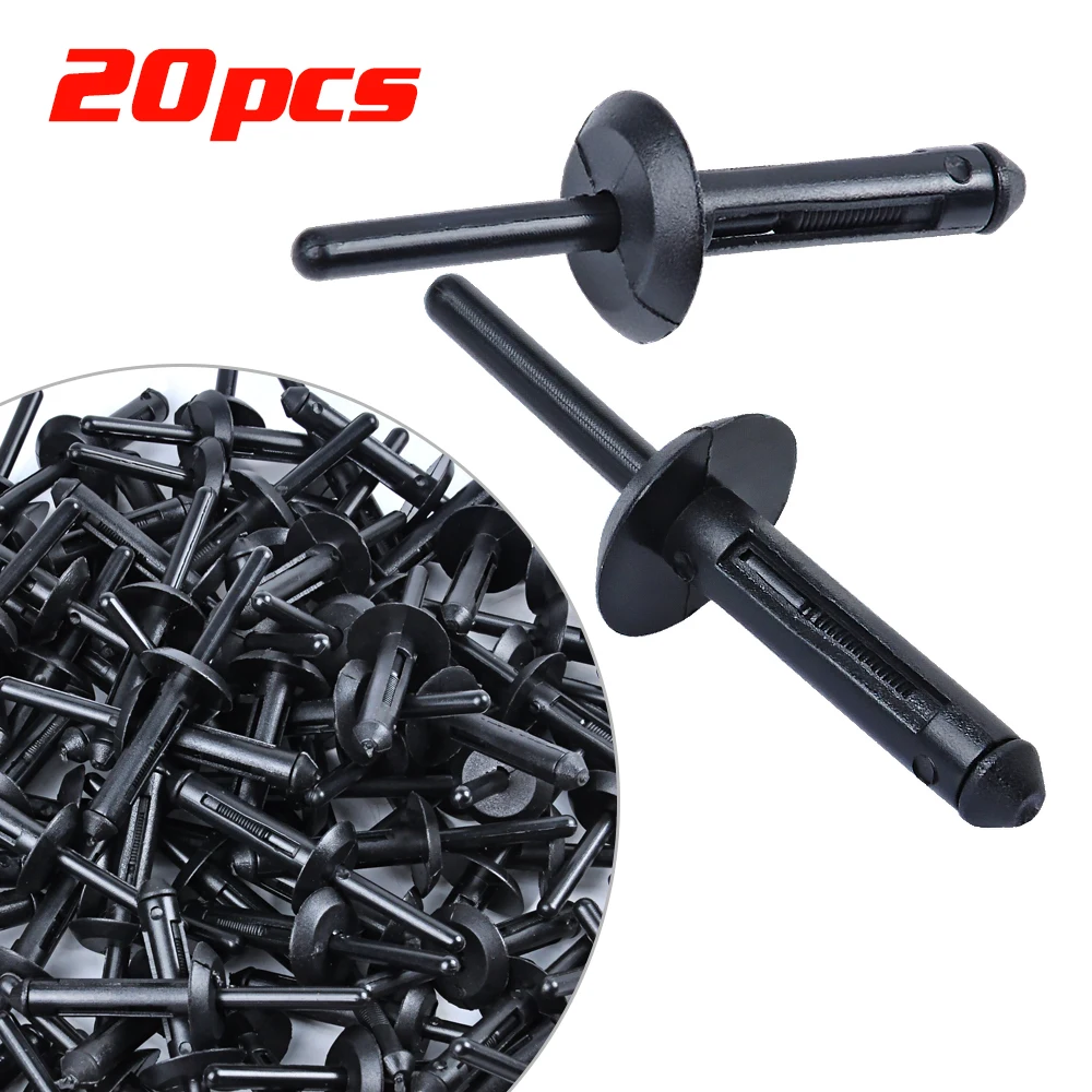 100 шт. пластиковые заклепки для Jeep Wrangler 07 15 Chrysler 300 99 10 Dodge Avenger 08 14 нейлоновая
