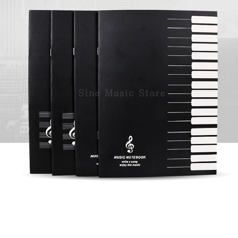 Записная книжка для музыкальных тренировок пианино скрипка музыкальные ноты