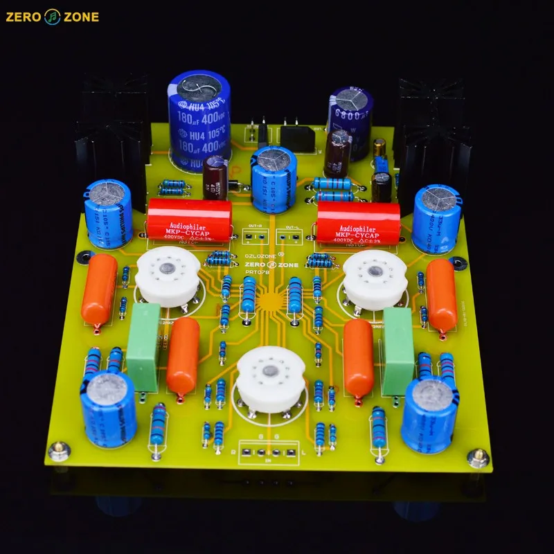 Трубчатый предусилитель ZEROZONE PRT07B готовая плата нижняя желчь на схеме Marantz 7 (M7) |