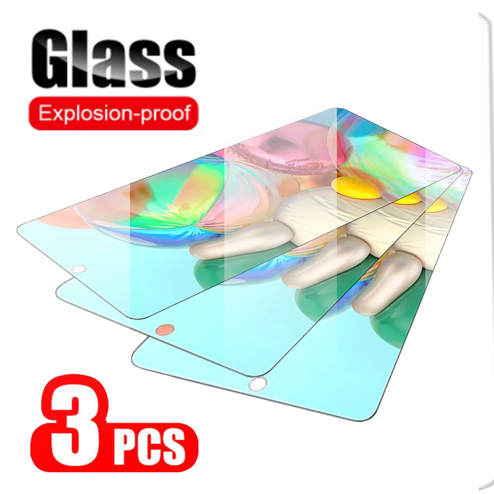 

3Pcs Protective Glass for Samsung Galaxy A7 A9 2018 A6 A8 A70 Plus Screen Protector Tempered Glass for Samsung A71 A51 A41 J6 J4