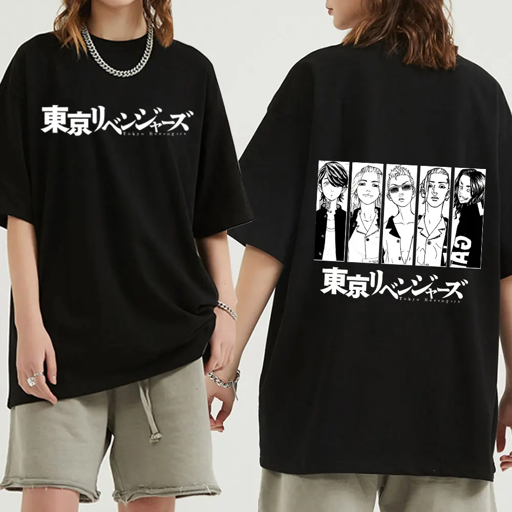 

Tokyo Revengers Print T-shirts Men Women Summer 2021 Graphic Tees Funny Shirts Loose Crew Neck Harajuku Short Sleeve Tops