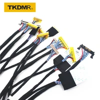 tkdmr new tvlcdled screen tester tool 14pcslot screen lines lcd panel lampara test cables support 7 55 inch lvds interface