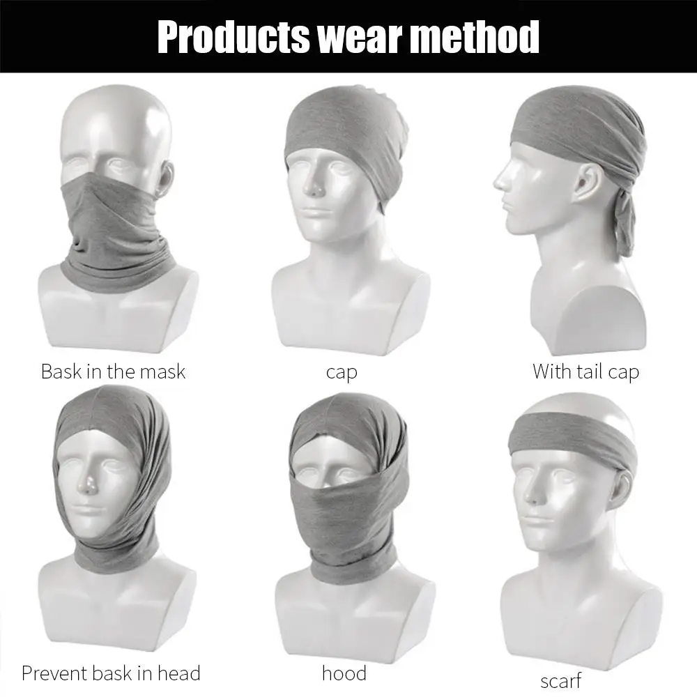 

Portable Polyester Fabric Climbing Skiing Face Mask Riding Mask Scarf Warmth Sunscreen Face Towel Collars Windbreak Durable Bib
