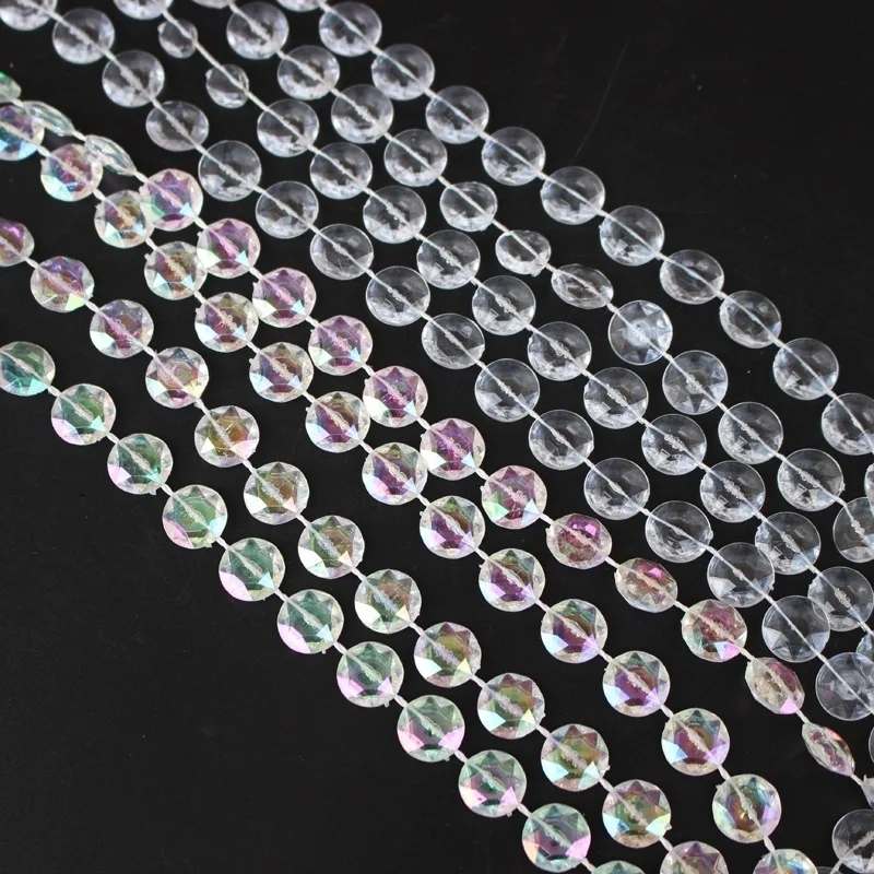 

1M Acrylic Crystal Curtain Connecting Beads Room DIY Decor