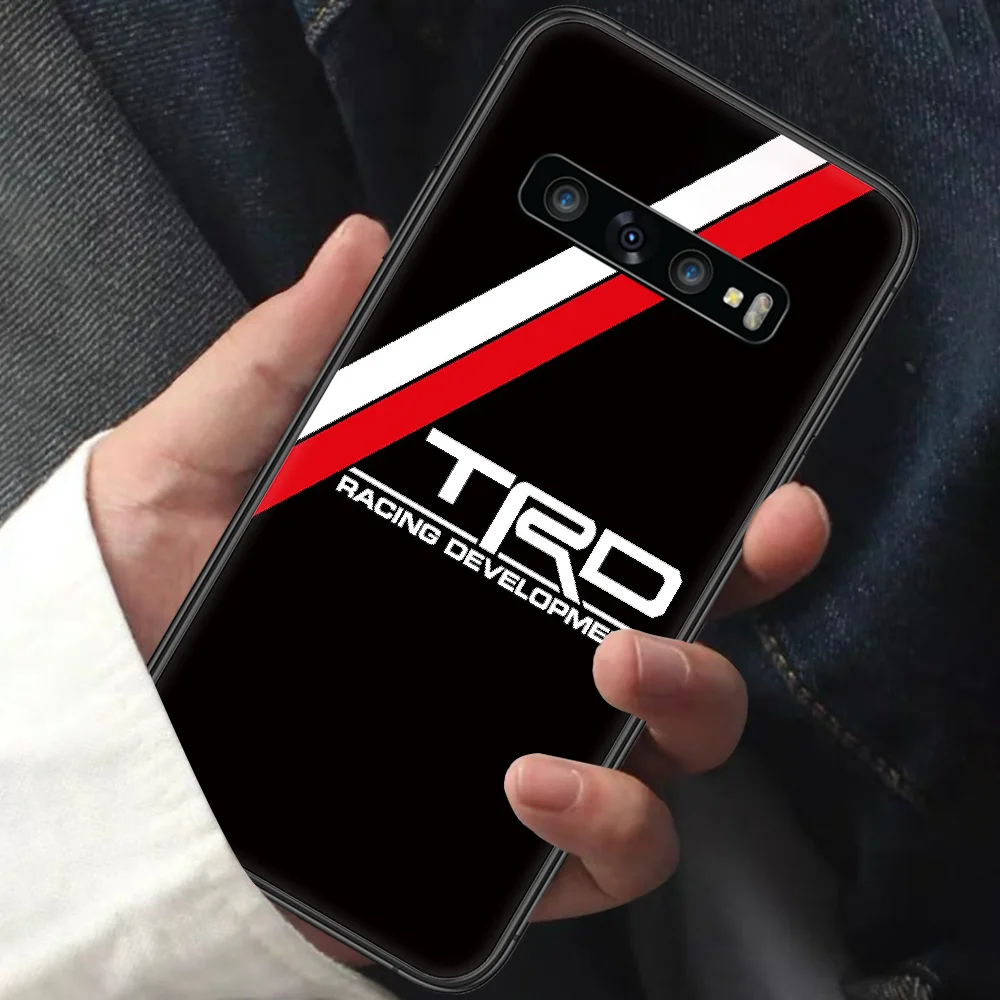 

Toyotas Car Phone Case for Samsung Galaxy Note S 6 7 8 9 10 E 20 Ultra Edge Plus black Waterproof Silicone Cover Luxury Shell