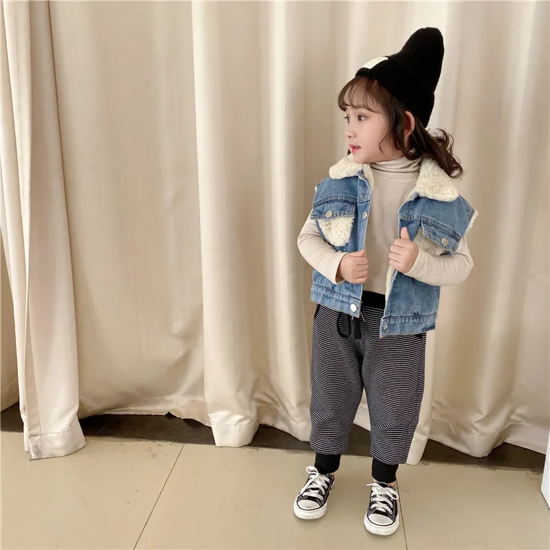 

Children vest children vest children vest cashmere cowboy vest thick winter clothing boys and girls vest vest shoulder baby warm