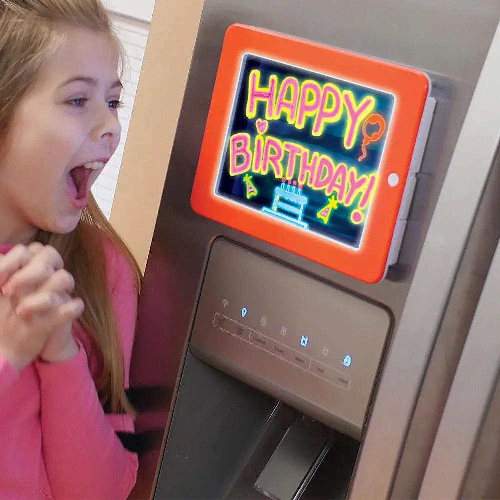 3D Magic альбом для рисования 8 светильник эффекты головоломка настольная Sketchpad