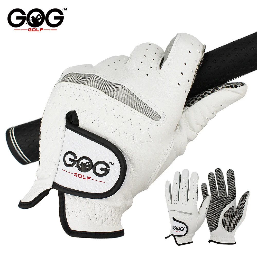 Pack 1 Pcs Golf Gloves Men's Left/Right Hand Soft Breathable Pure Sheepskin With Anti-slip Granules Golf Gloves Golf Men images - 6