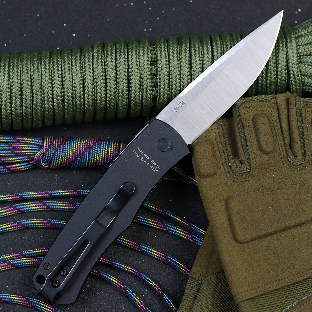 Новый волшебный складной нож JUNSHENG D2 bladeалюминиевый сплав + цветная ручка из