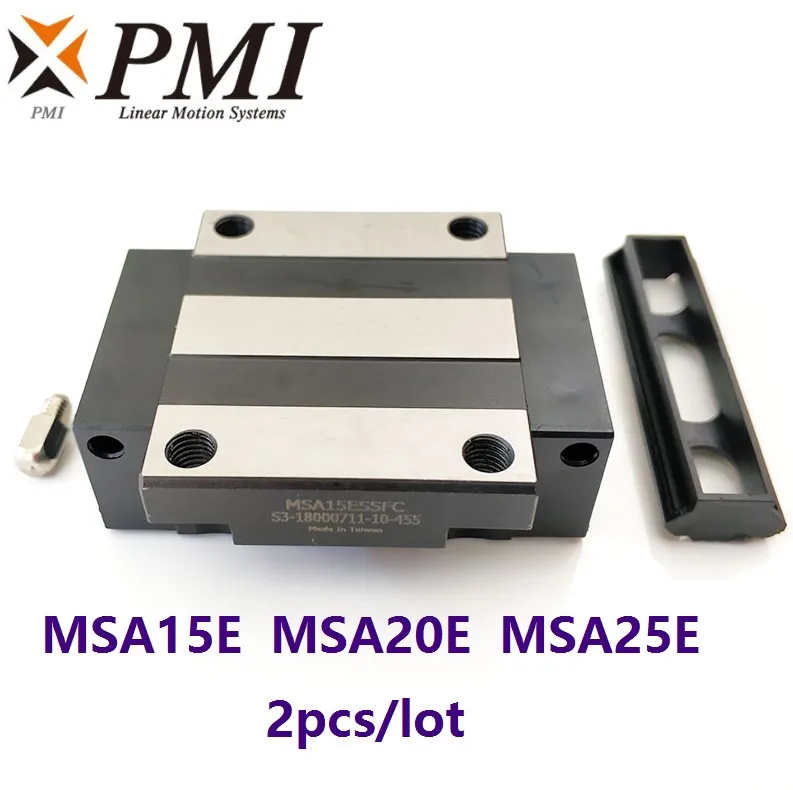 2 шт./лот оригинальный тайваньский PMI MSA15E MSA20E MSA25E линейная направляющая