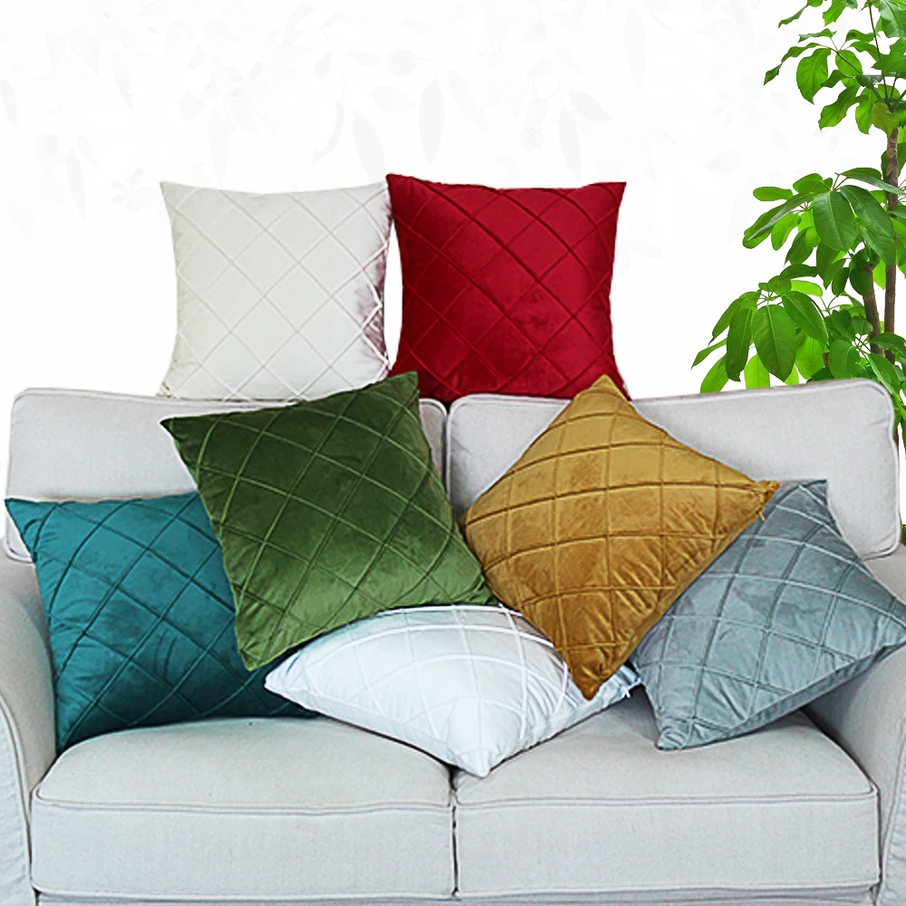 Бесплатная доставка чехол для подушки из полиэстера и бархата 40/45/50/55/60/65/70 см | Дом