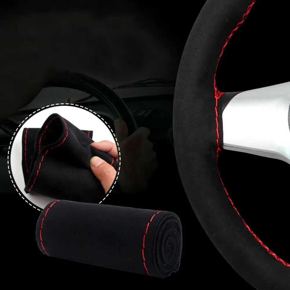 

1 set Steering Wheel Cover 15 inch Soft 38cm Wear-resisting High Quality