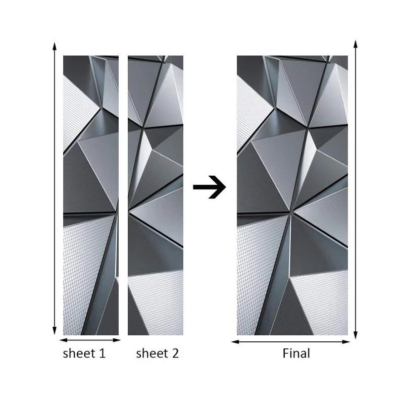 Водостойкие самоклеящиеся наклейки на дверь из ПВХ современные 3D стену фотообои