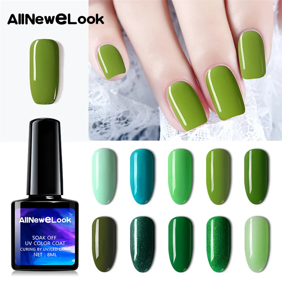 Новый УФ гель Allnewelook 8 мл Желейный для ногтей 120 цветов маникюра Гибридный