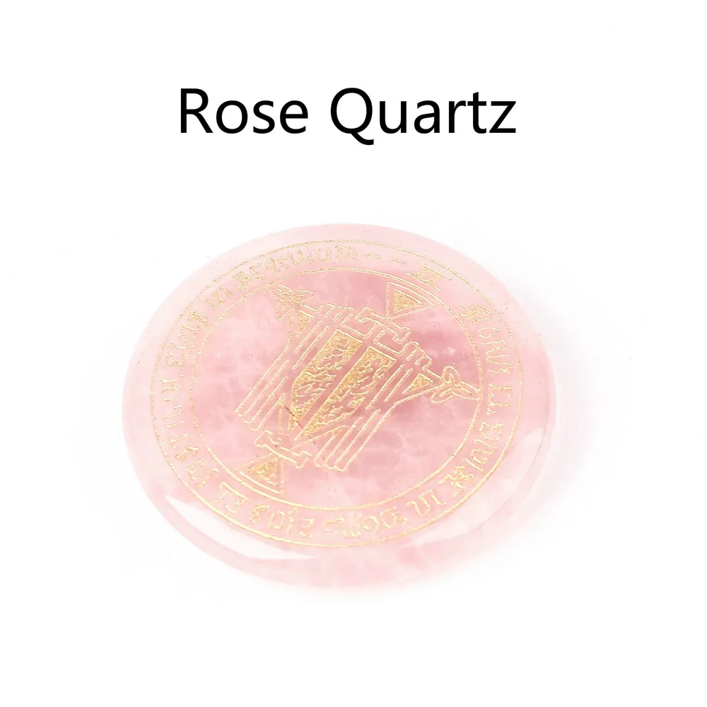 30 мм натуральный камень Соломон маг слава Фортуна талисман Таро гадание Опора