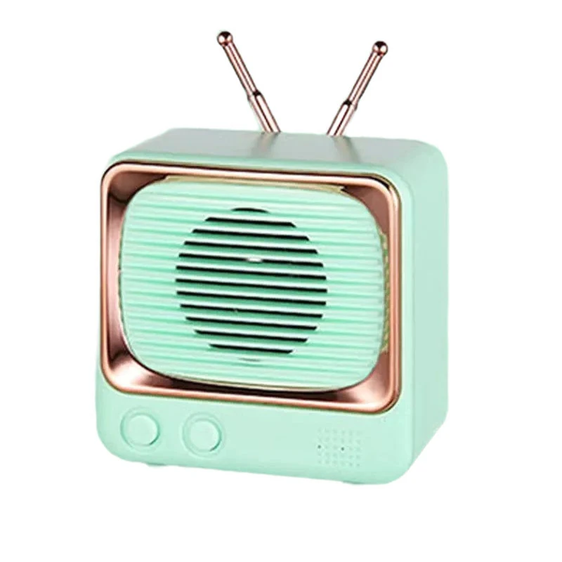 Портативный Настольный Bluetooth динамик DW02 4 цвета ретро мини FM радио 5 0 быстрая