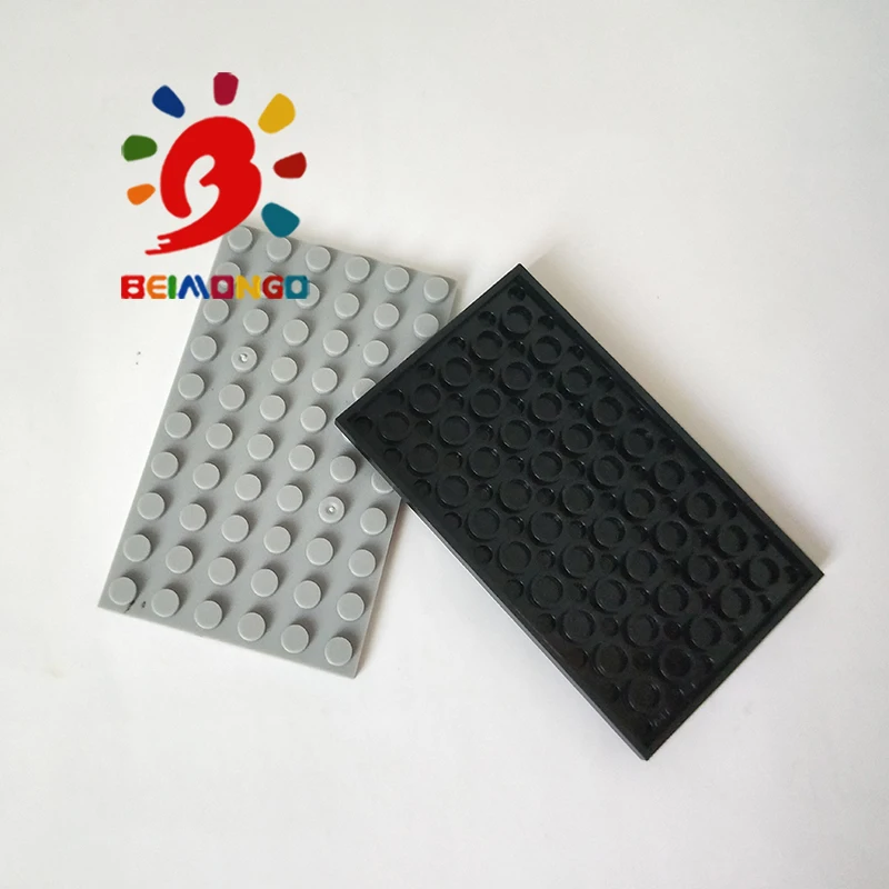 Бесплатная доставка! BEIMONGO блоки пластина 6x10 строительные 10 шт. Edu и