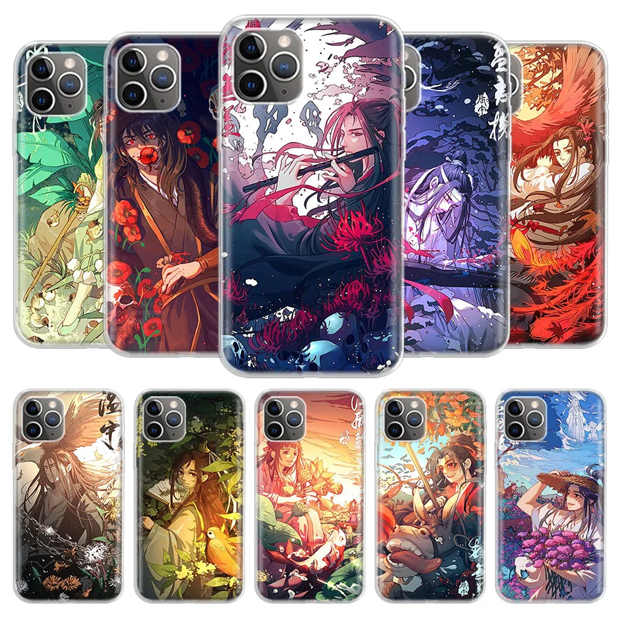 

Anime Mo Dao Zu Shi Cover Phone Case For iPhone 13 12 11 Pro 7 6 X 8 6S Plus XS MAX + XR Mini SE 5S Coque Shell Capa Fundas