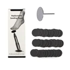 Шлифовальная Пилка Для пяток, Шлифовальная Пилка Для твердой омертвевшей кожи, устройство для удаления кутикулы и мозолей, диск из нержавеющей стали для электрической сменной наждачной бумаги