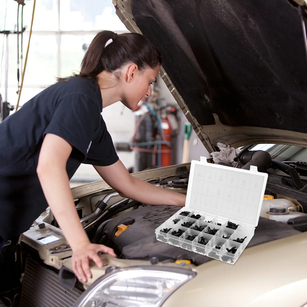 

1 Set Practical Bumper Buckle Clip Portable Car Door Car Boxed Door Buckle