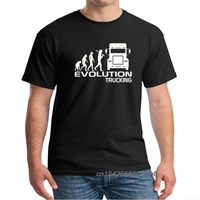 fashion brand evolution trucking truck t shirt driver cab gift ideas funny t shirt men print tees tops oversized tshirt