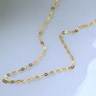 XF800 подлинное чистое золото 18 К ожерелье 18 см AU750 золотая цепочка Женская мода веревка цепочка Ювелирные изделия Подарочная цепочка для женщин
