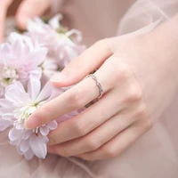 fashion s925 open rings geometric hollow minimalism silvery jewelry for women statement engagement fine elegant new year gifts